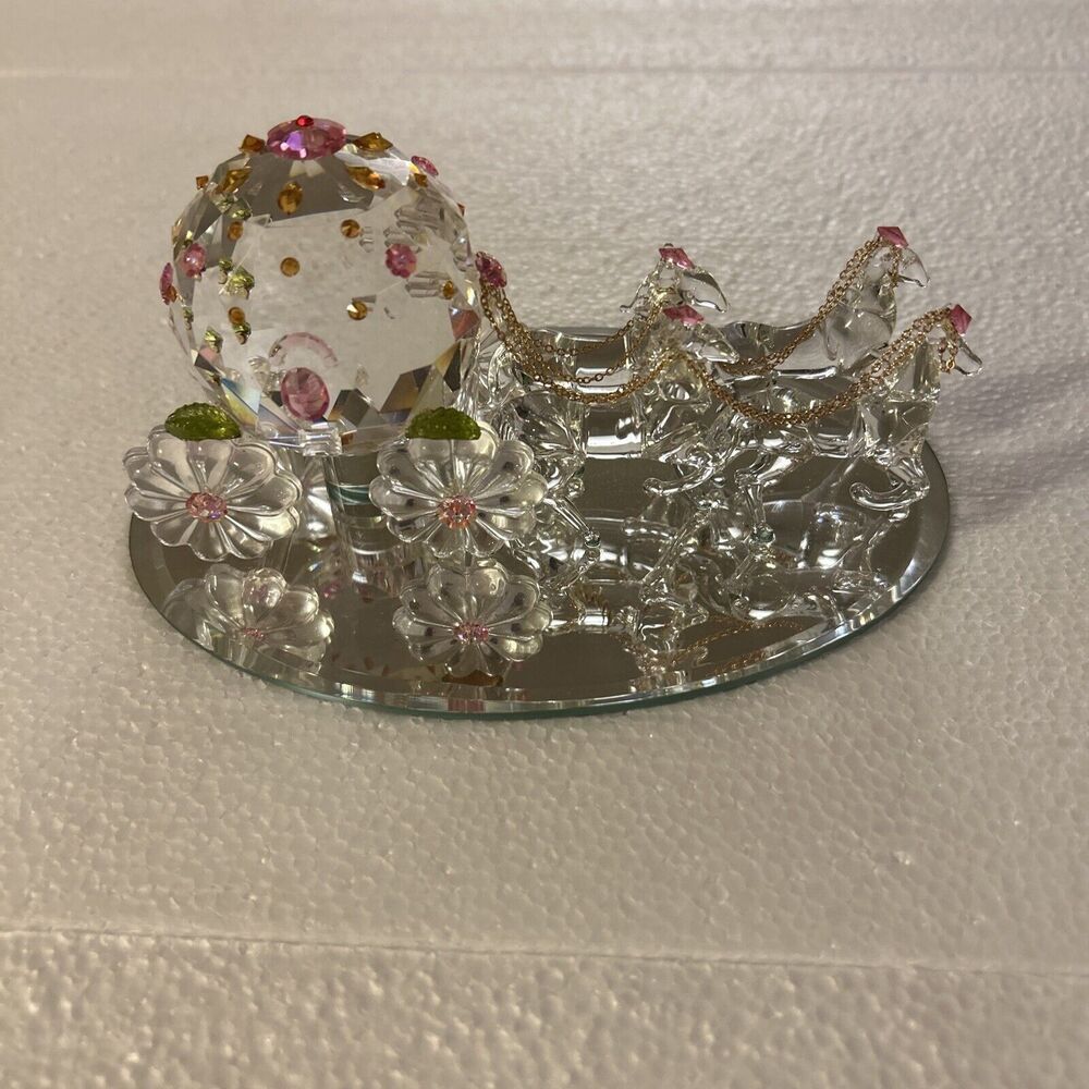 Crystal World’s Fantasy Coach Cinderella Figurine